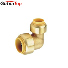 (2C-JELLY192)Lead Free Brass 1/2" 3/4" 1inch Thread Pipe Elbow Fittings Female x Male Cast Iron Brass